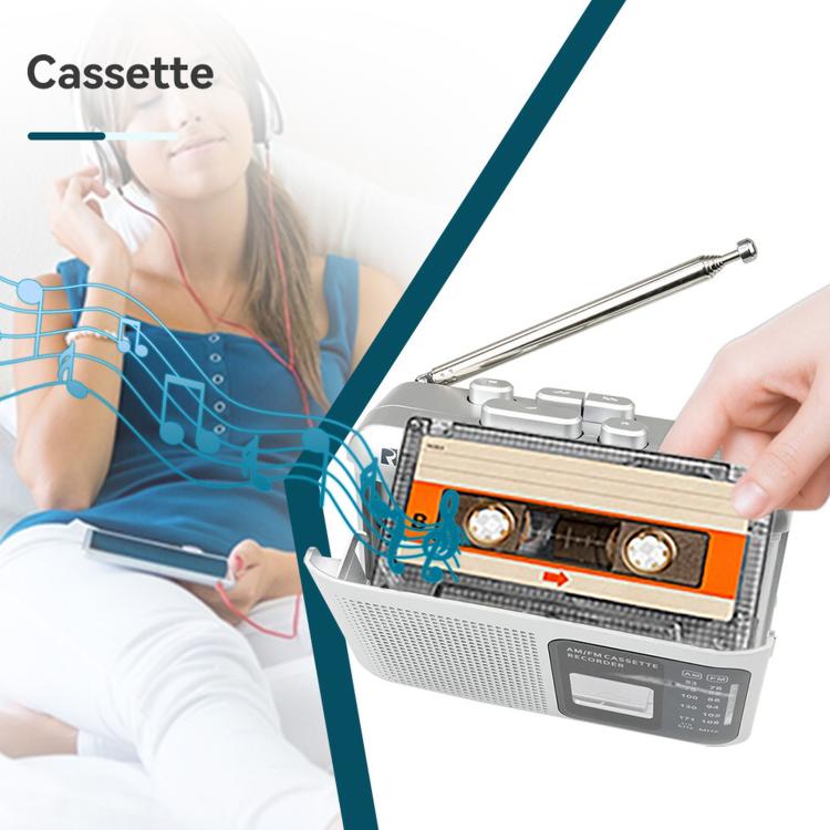 RETEKESS TR606 Retro Portable Cassette Player Radio
