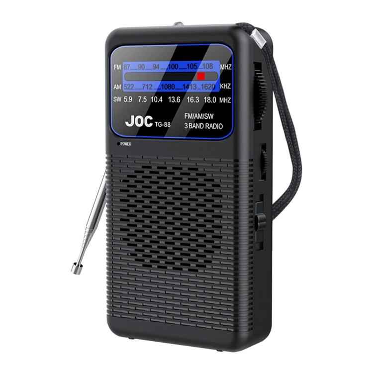 JOC TG-88 FM/AM/SW Full Channel Portable Radio With Flashlight, JOC TG-88