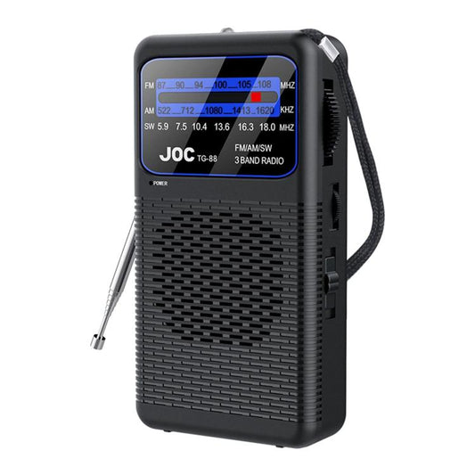 JOC TG-88 FM/AM/SW Full Channel Portable Radio With Flashlight, JOC TG-88