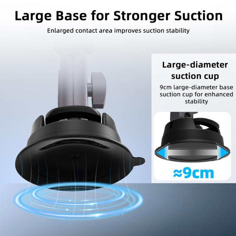Flymile Car Suction Cup Bracket Adapter Expansion Accessories, For DJI Osmo Action 3 / 4 / 5 Pro, For DJI Osmo Action 6 / Nano