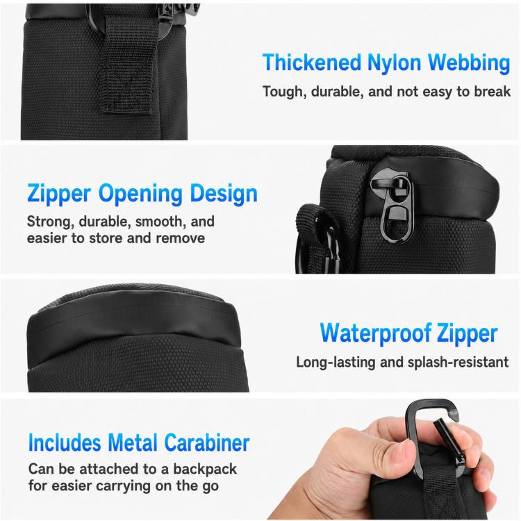 TXEsign Wireless Microphone Carrying Case Universal Travel Storage Pouch Cover Bag