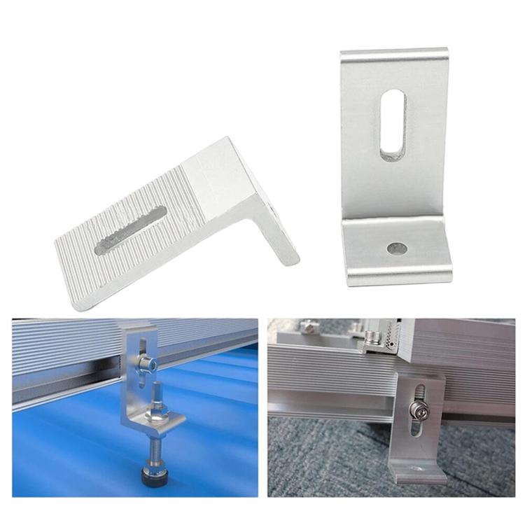 Aluminum L-Shaped Mount Bracket For Solar PV Panel, L-Shaped Mount Bracket
