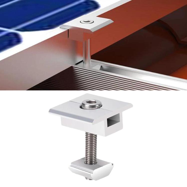 Aluminum Clamp For Solar PV Mounting System, 35mm