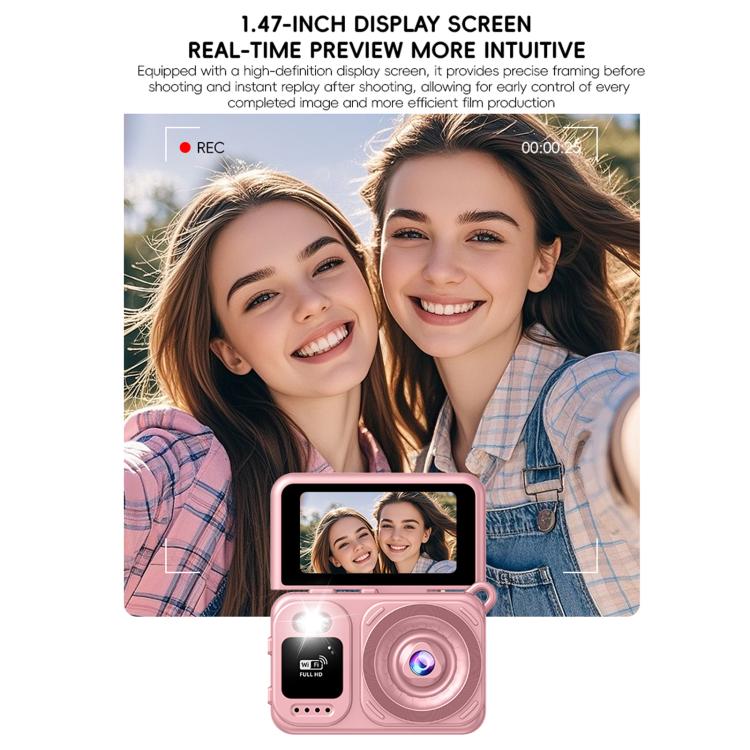 Mini HD Pocket Camera for Selfies and Video Recording Student Camera