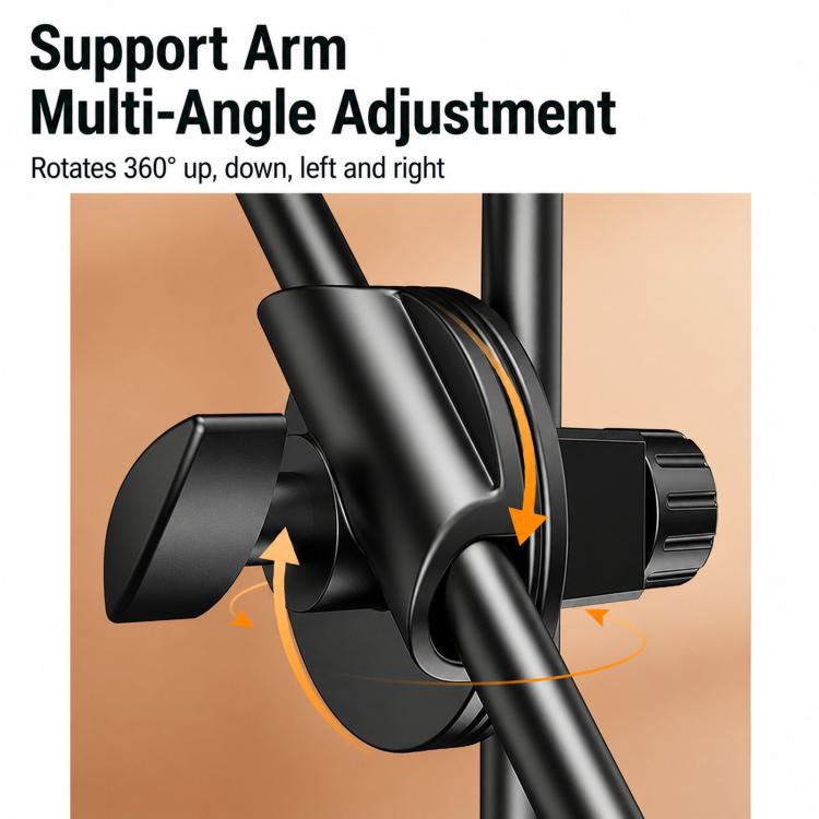 Liftable Fill Light Stand For Mobile Live Streaming Rotatable Overhead Shooting Live Bracket, 16cm, 26cm