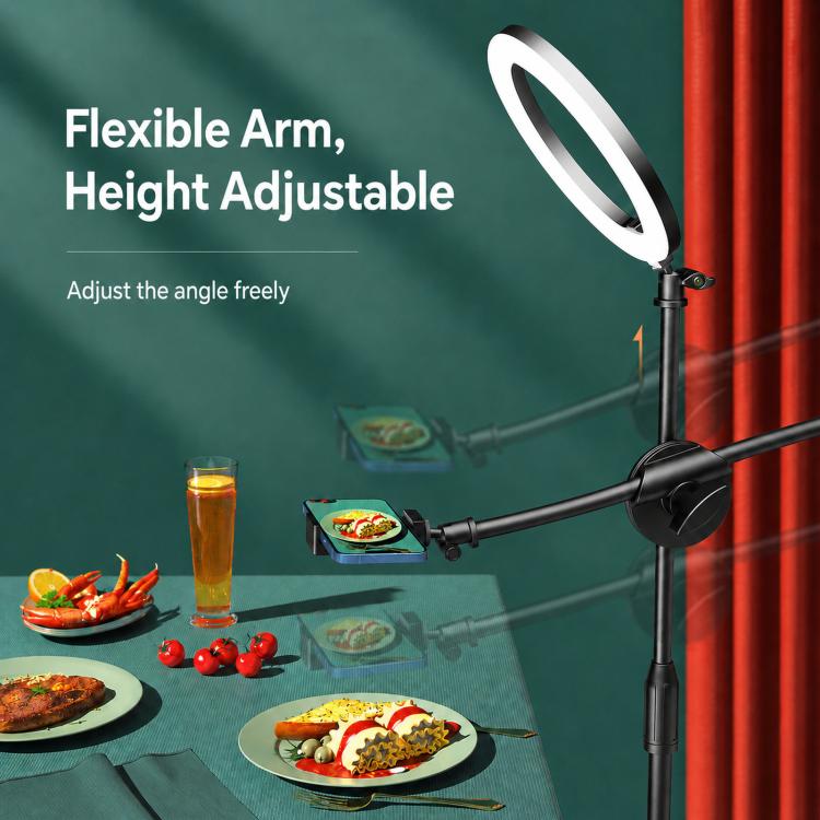 Liftable Fill Light Stand For Mobile Live Streaming Rotatable Overhead Shooting Live Bracket, 16cm, 26cm