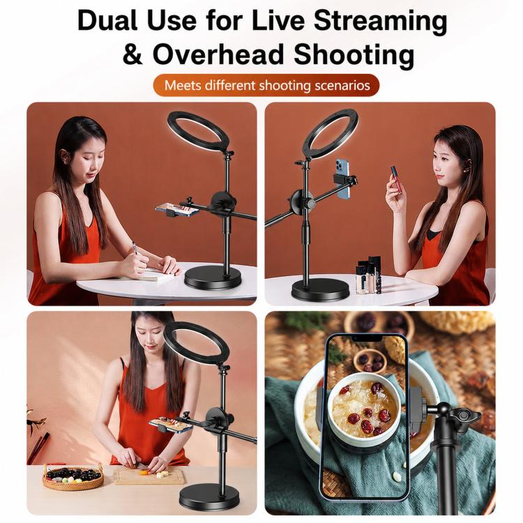 Liftable Fill Light Stand For Mobile Live Streaming Rotatable Overhead Shooting Live Bracket, 16cm, 26cm