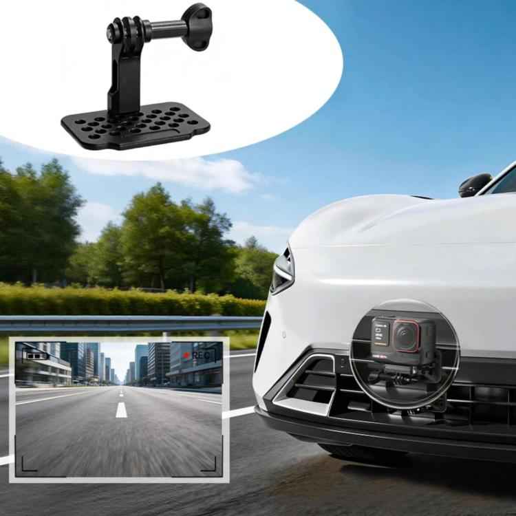 Aluminum Alloy Mounting Bracket For Car Air Intakes For DJI, Insta360, GoPro And Other Action Cameras
