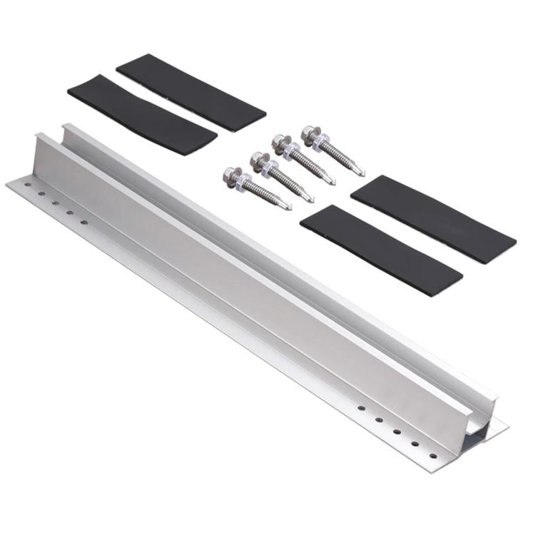 Aluminum Rail Bracket For Solar PV Panel, 200mm Rail Bracket