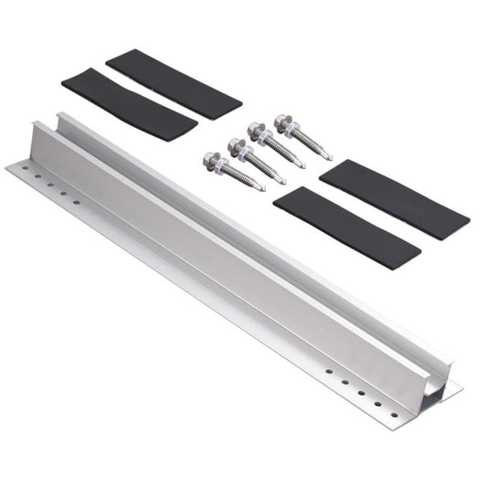 Aluminum Rail Bracket For Solar PV Panel, 200mm Rail Bracket