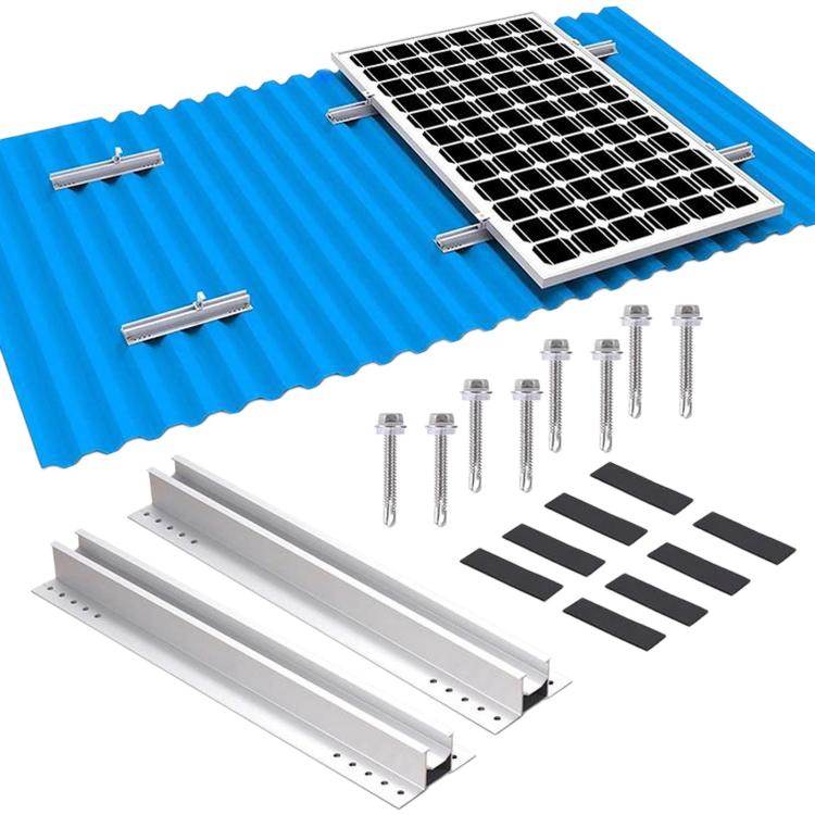 Aluminum Rail Bracket For Solar PV Panel, 200mm Rail Bracket