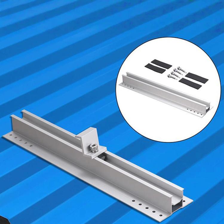 Aluminum Rail Bracket For Solar PV Panel, 200mm Rail Bracket