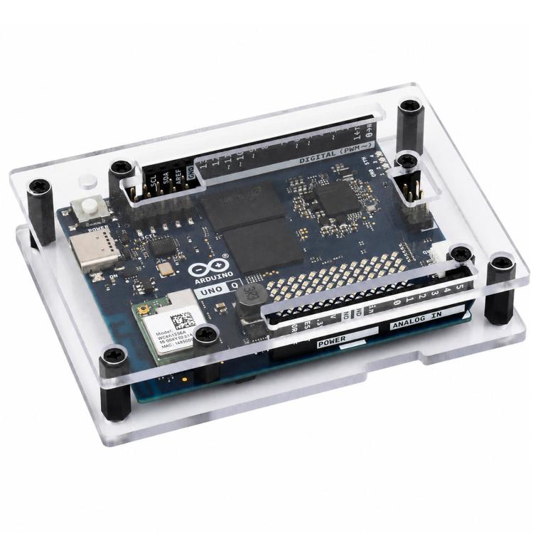 WAVESHARE For Arduino UNO Q, Supports Installation With The UNO Media Carrier Board, With Precise Opening Design, Single Case, 2GB+16GB With Case, 4GB+32GB With Case