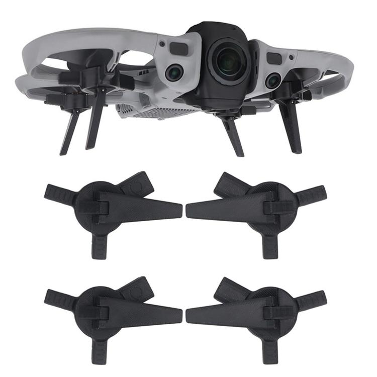 For DJI Avata 360 Foldable Landing Gear Extensions 26mm Height Extender Legs Snap-On Collapsible Chassis Protector