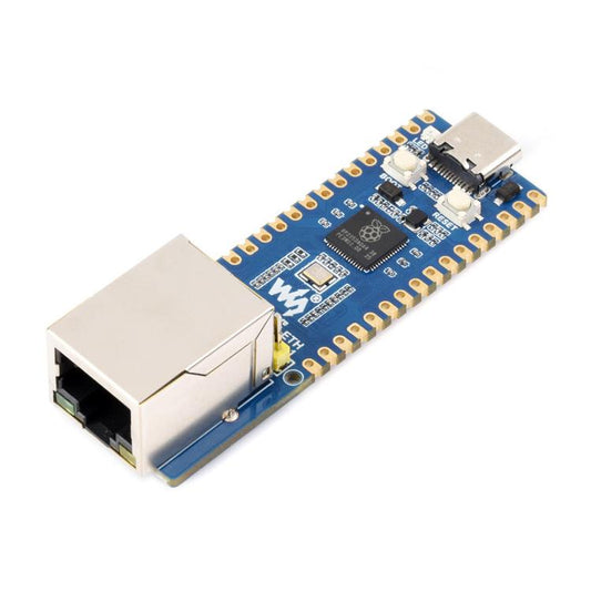 WAVESHARE RP2350 Development Board, Dual-Core And Dual-Architecture, W6300 Ethernet Controller, Supports PoE Expansion Via A PoE Module, No Soldered Pin Headers Without PoE Module, No Soldered Pin Headers With PoE Module                                ...