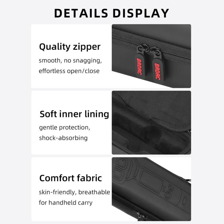 For DJI Osmo Pocket 4P BRDRC Portable Camera Filter Carrying Case