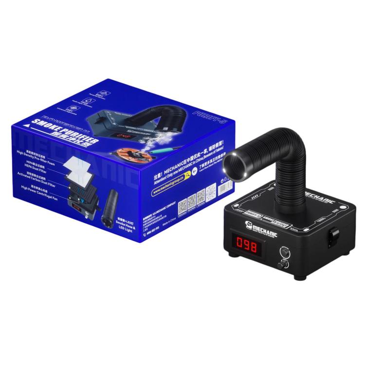 MECHANIC PURIFY-5 Desktop Soldering Smoke Absorber For Repair Odor Removal Fume Extractor, EU Plug, US Plug