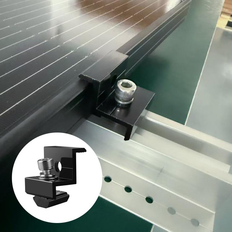 Solar PV Panel Shared Edge Side Mount Clamp, Shared Edge Side Mount Clamp