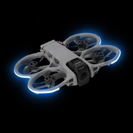 For DJI Avata 360 RCSTQ Night Flight LED Light Strip Kit 3 Brightness Levels Rechargeable Safety Warning Lamp