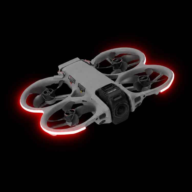 For DJI Avata 360 RCSTQ Night Flight LED Light Strip Kit 3 Brightness Levels Rechargeable Safety Warning Lamp