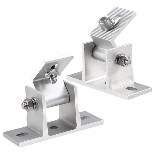 Aluminum Alloy Solar Panel Support Feet PV Mounting Bracket Assembly, 2 PCS/Pack