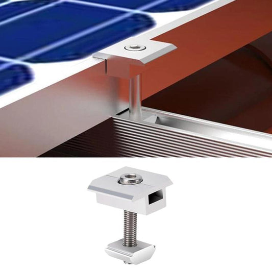 Aluminum Clamp For Solar PV Mounting System, 30mm