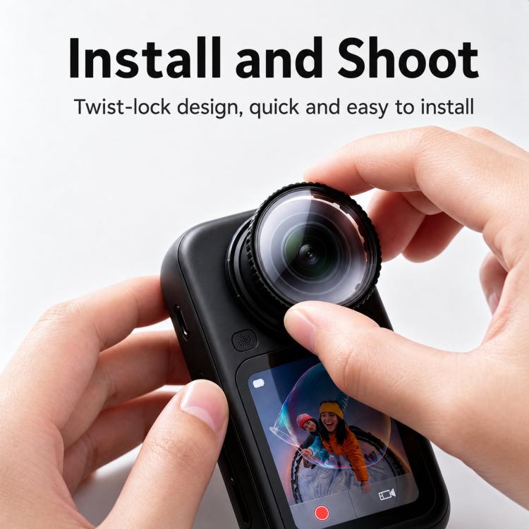 Insta360 X6 PC Lens Protector High-Definition Optical Scratch-Resistant Lens Cap, PC