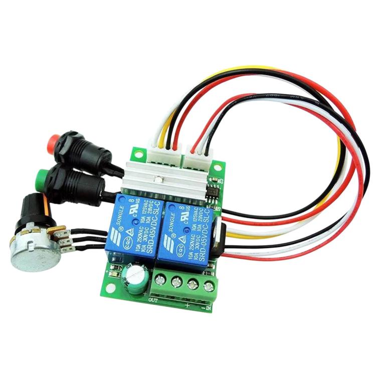 PWM DC Motor Speed Controller 6V / 12V / 24V Forward Reverse Motor Controller With Buttons