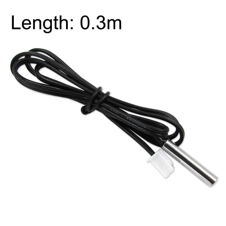 NTC Thermistor Temperature Sensor Probe 10K 3435 Waterproof Sensor, 0.3m, 0.5m, 1m, 2m, 3m, 5m
