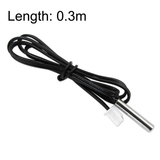 NTC Thermistor Temperature Sensor Probe 10K 3435 Waterproof Sensor, 0.3m, 0.5m, 1m, 2m, 3m, 5m