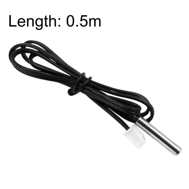 NTC Thermistor Temperature Sensor Probe 10K 3435 Waterproof Sensor, 0.3m, 0.5m, 1m, 2m, 3m, 5m