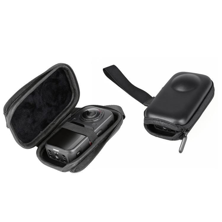 For Insta360 X6 Carrying Case Compact Hard Shell Body Protective Bag with Half-Open Zipper