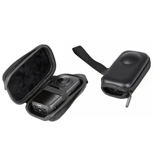For Insta360 X6 Carrying Case Compact Hard Shell Body Protective Bag with Half-Open Zipper