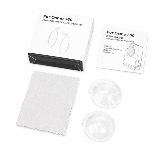 For DJI Osmo 360 II / Osmo 360 Snap-On Lens Guards High-Transparency PMMA Optical Lens Protector Cover, Regular Version, Premium AR Coated