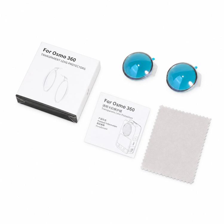 For DJI Osmo 360 II / Osmo 360 Snap-On Lens Guards High-Transparency PMMA Optical Lens Protector Cover, Regular Version, Premium AR Coated