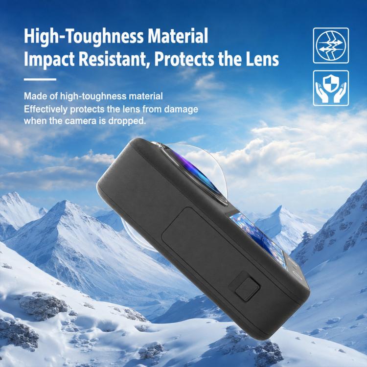 For DJI Osmo 360 II / Osmo 360 Snap-On Lens Guards High-Transparency PMMA Optical Lens Protector Cover, Regular Version, Premium AR Coated