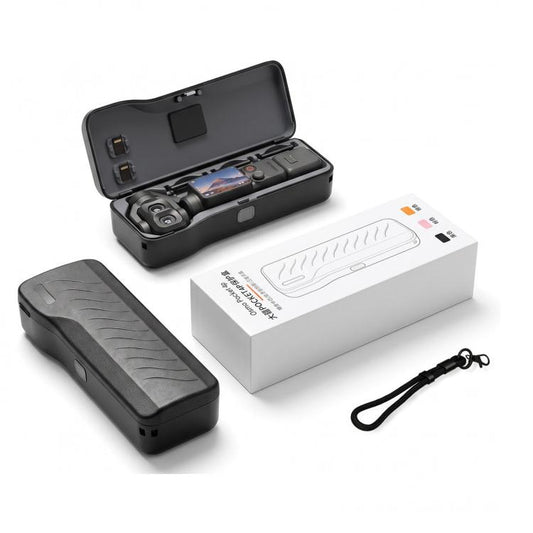 For DJI Osmo Pocket 4P Hard Shell Protective Storage Case Box With 3 Filter Slots, 2 SD Card Holders