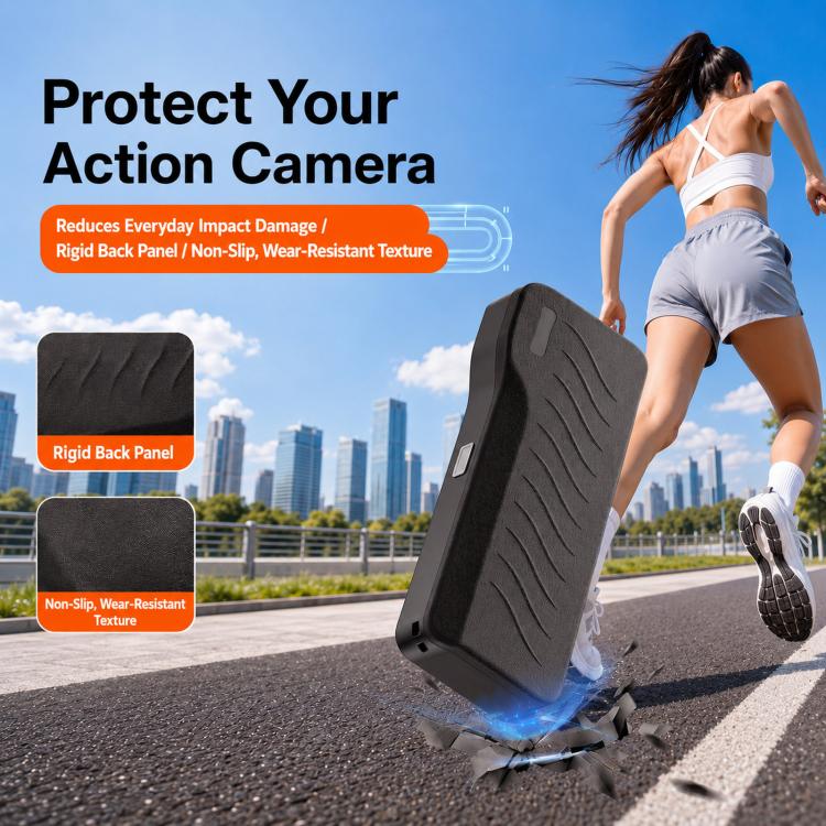 For DJI Osmo Pocket 4P Hard Shell Protective Storage Case Box With 3 Filter Slots, 2 SD Card Holders
