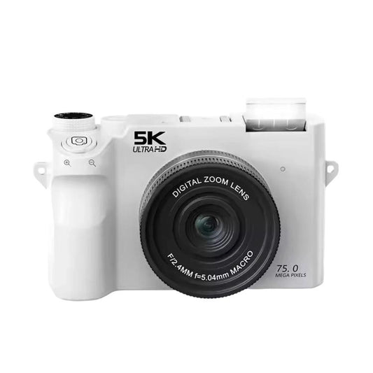 WD07 Dual 75MP Front Rear Camera Wi-Fi HD Digital Camera CCD Selfie 5K Mirrorless Camera