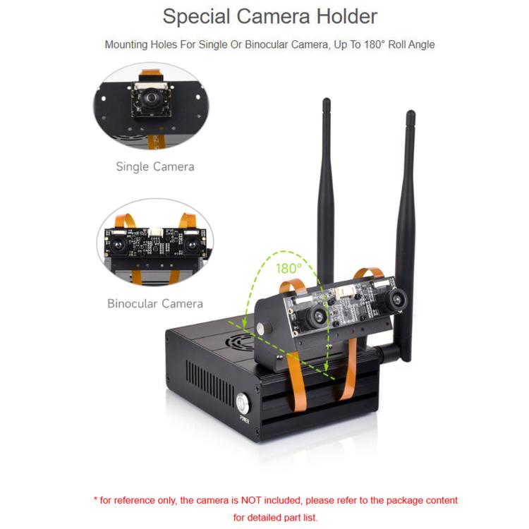 For Jetson Orin Aluminum Alloy Case With Camera Holder, 34998