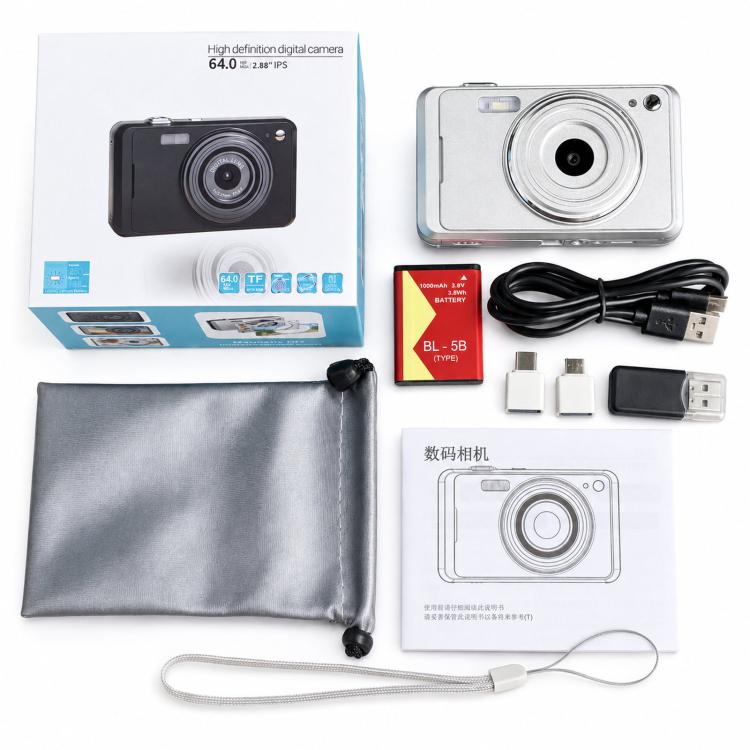 C35 Portable CCD Beauty Filter Vlog Camera 64-Megapixel HD Digital Camera