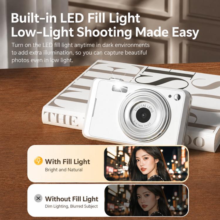 C35 Portable CCD Beauty Filter Vlog Camera 64-Megapixel HD Digital Camera