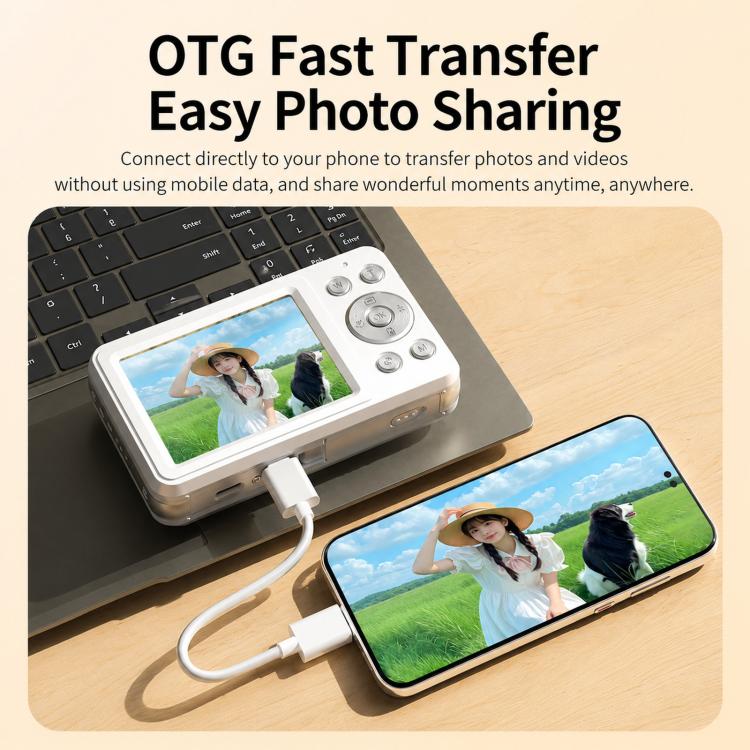 C35 Portable CCD Beauty Filter Vlog Camera 64-Megapixel HD Digital Camera