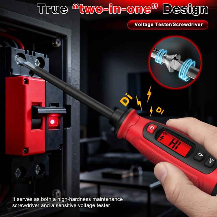 Digital Voltage Tester Screwdriver 3V-500V AC Non-Contact Voltage Detector Pen, HABOTEST  HT95B-PH1, HABOTEST  HT95B-SL5