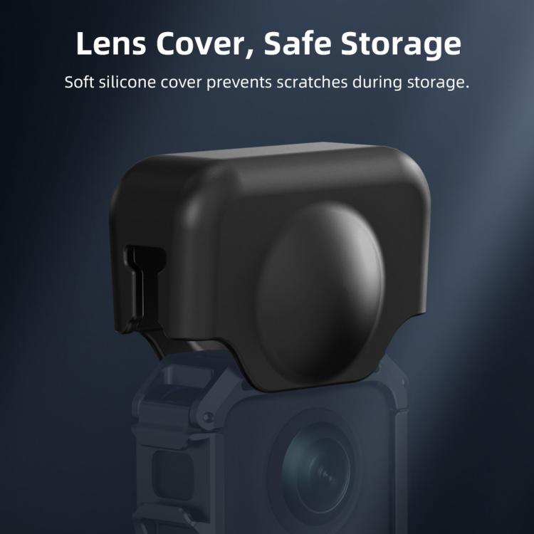For DJI Osmo 360 II Flymile Camera Protective Cage Lens Cap Frame