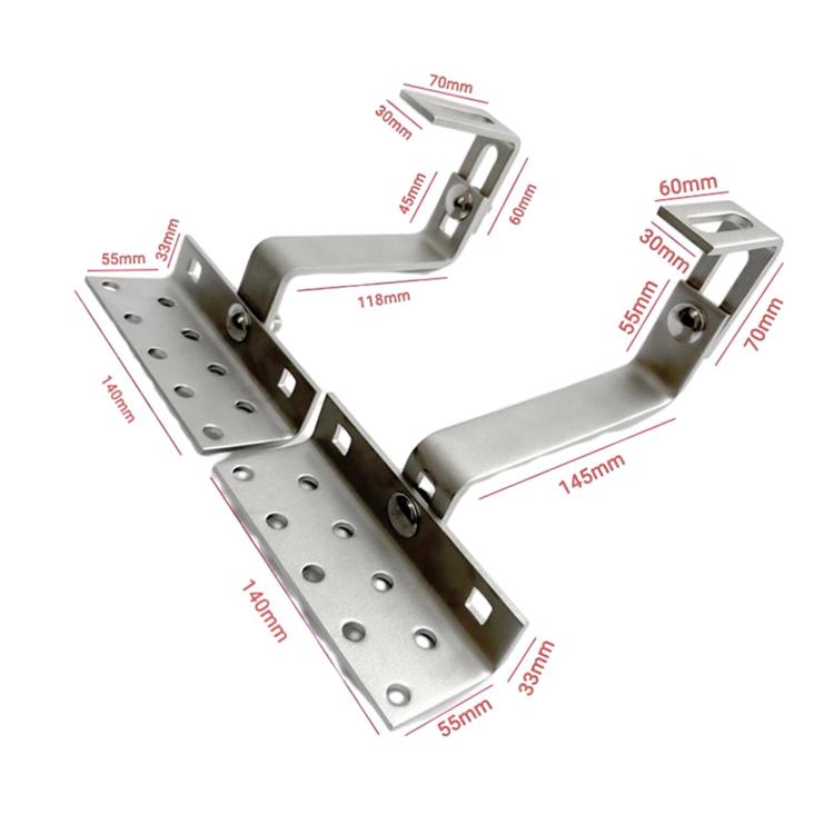 Stainless Steel Solar Mounting Hook Height Adjustable Tile Roof Hook For Glazed Tile, Small, Large