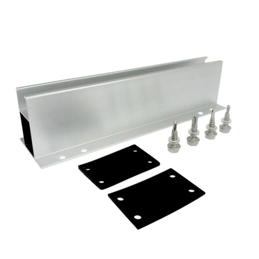 Photovoltaic Aluminum Alloy H-Profile Rail Solar Panel Mounting Bracket, 23cm