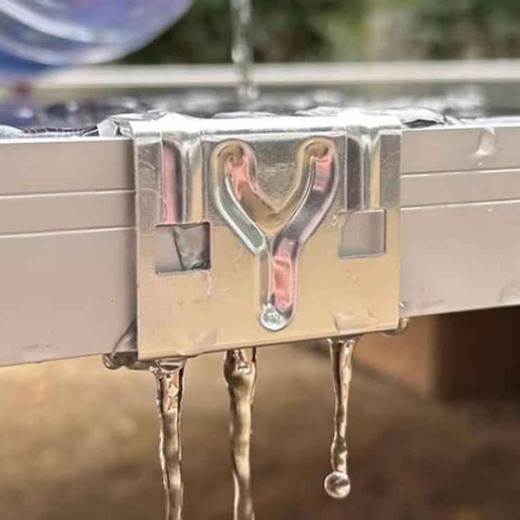 304 Stainless Steel Photovoltaic Water Guide Clip Solar Panel Water & Mud Guide Buckle, 30mm, 33mm, 35mm