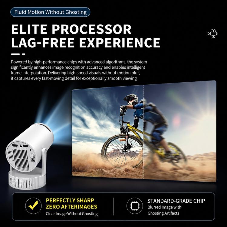 HY300proMax Android WiFi Portable Projector Wireless HD Screen Casting For Mobile Phone, US Plug, EU Plug, UK Plug, AU Plug