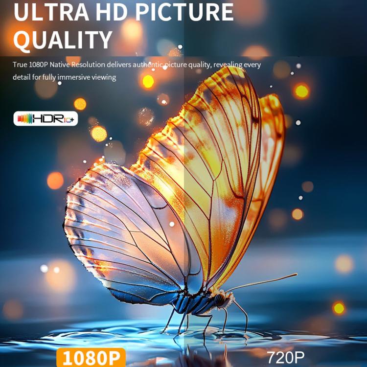 HY300proMax Android WiFi Portable Projector Wireless HD Screen Casting For Mobile Phone, US Plug, EU Plug, UK Plug, AU Plug